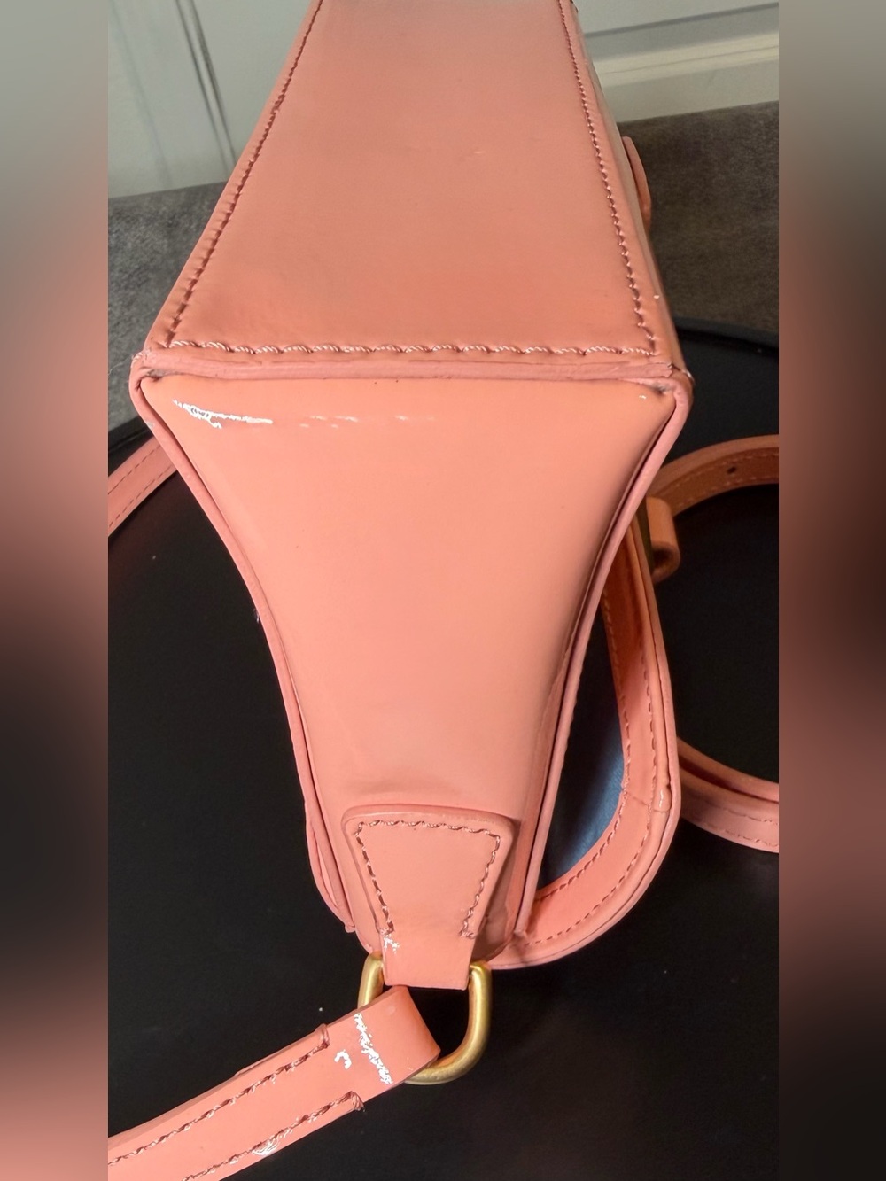 Dooney & Bourke Pink Patent Leather Kyra Shoulder Bag - Picture 6 of 10